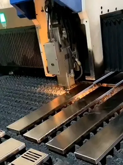 Sheet Metal Fabrication Bending Service Stainless Steel Laser Cutting Processing 