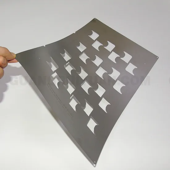 Customized Part Sheet Metal Fabrication Free Logo Laser Engraving Nano Sheet Cutting 