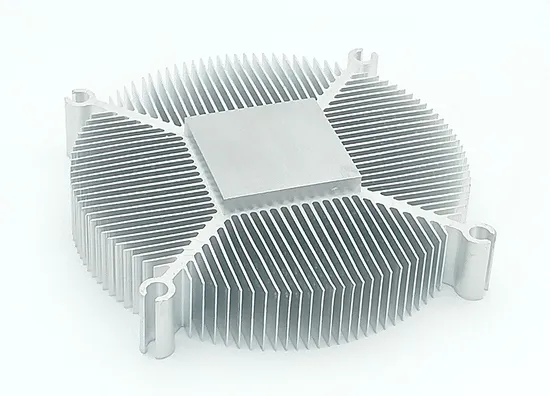 Aluminum Extrusion Process Custom Types of Round Heat Sinks in Computer CPU Cooler 